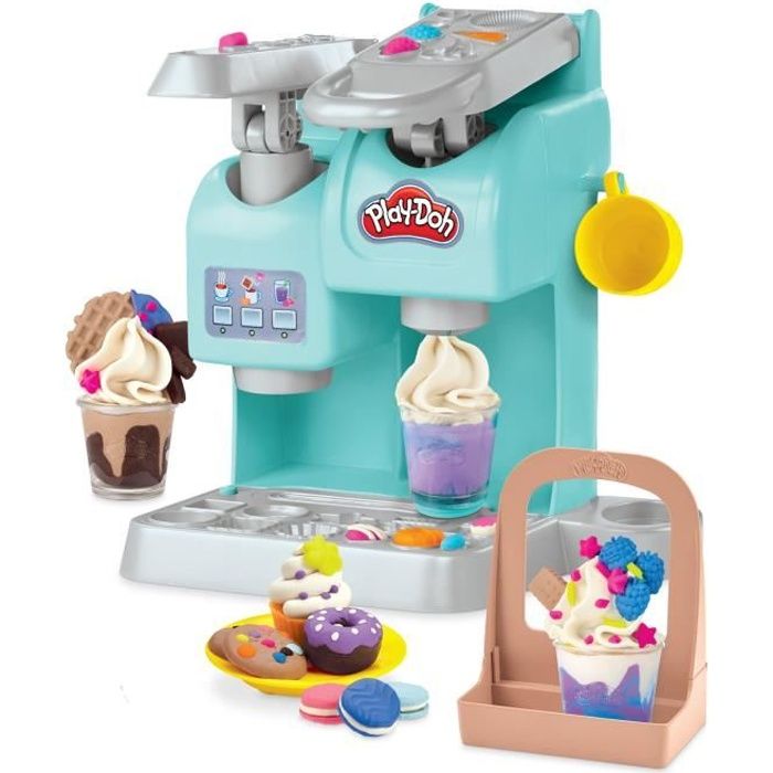 Play-Doh, My super coffee, 20 accessories and 8 pots of modeling clay, from 3 years old