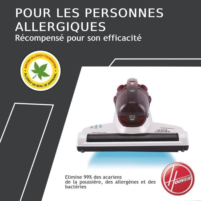 HOOVER MBC500 Special Hand Vacuum - 500W - 300 ml - Burgundy White