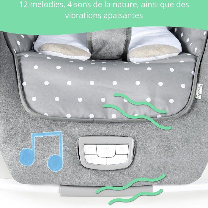 INGENUITY Automatic swinging bouncer - Cuddle Lamb