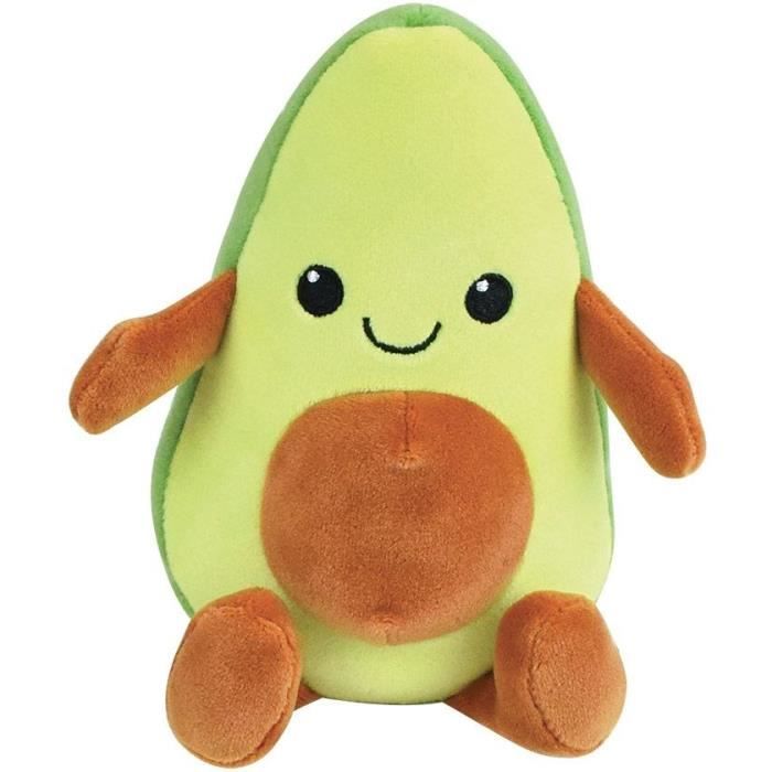 JEMINI Fruity 's box of 6 soft plush fruits and vegetables +/- 17 cm