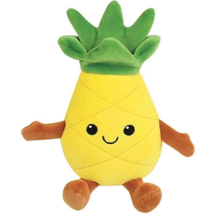JEMINI Fruity 's box of 6 soft plush fruits and vegetables +/- 17 cm