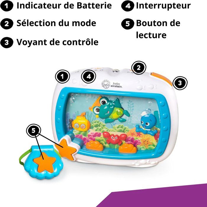 BABY EINSTEIN Sea Dreams Soother Night Light - Multicolor