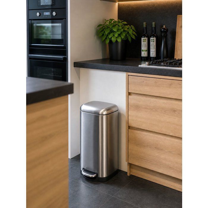 KITCHEN MOVE Narrow kitchen trash can - Steel - 40L FULLER
