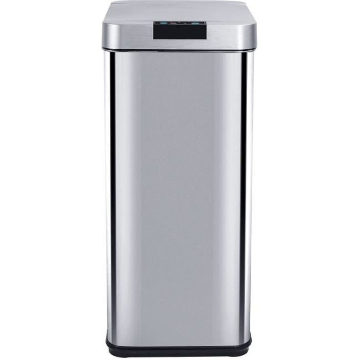 KITCHEN MOVE PARKSIDE automatic trash can - 50L - Stainless steel with strapping