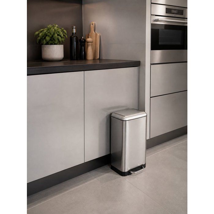 KITCHEN MOVE GREENWICH pedal bin - 30L - Stainless steel