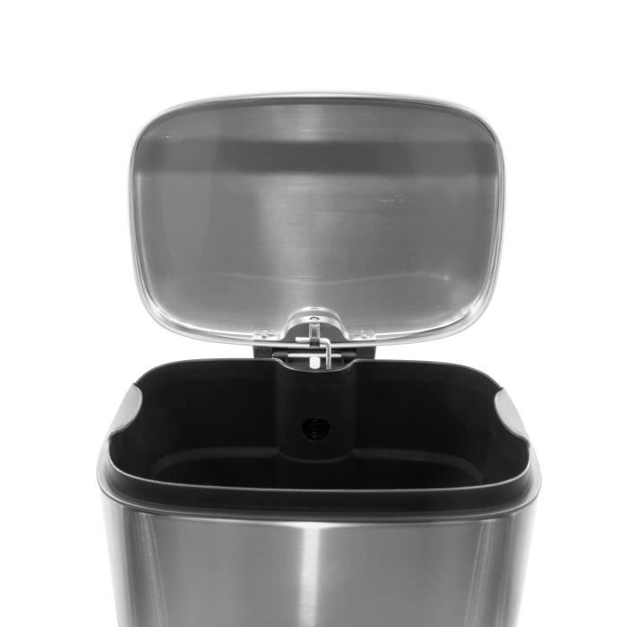 KITCHEN MOVE Pedal kitchen bin - Brushed stainless steel - 50L - ADMIRAL
