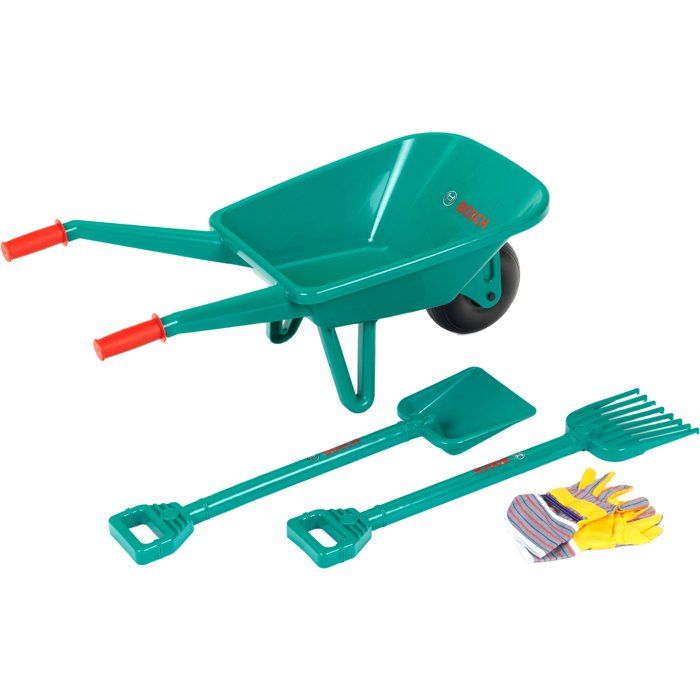 BOSCH - Set of garden with wheelbarrow for Child