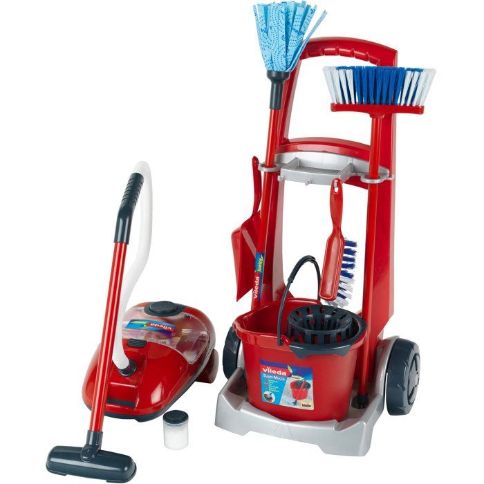 VILEDA - Cleaning trolley with vacuum cleaner