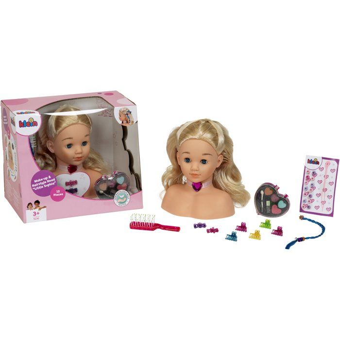 PRINCESS CORALIE Hairdressing and Makeup head with accessories - 25 cm