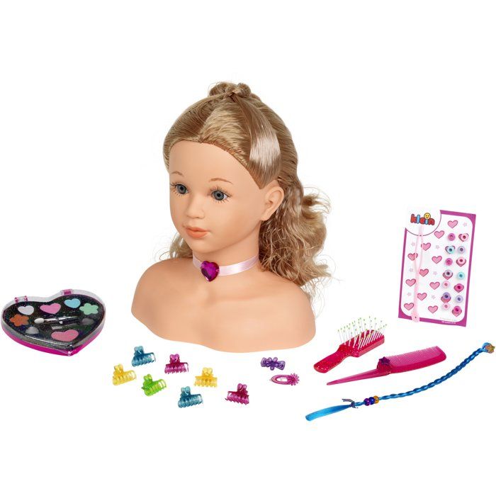 PRINCESS CORALIE Hairdressing and Makeup head with accessories - 33cm
