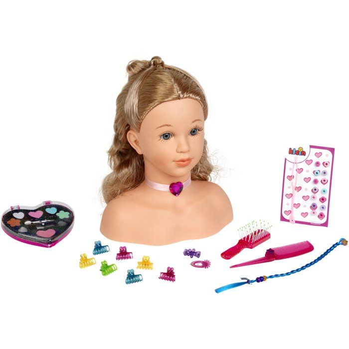 PRINCESS CORALIE Hairdressing and Makeup head with accessories - 33cm