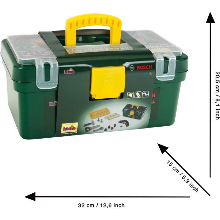 BOSCH Bosch Tool Case with Screwdriver and Compartments for Kids
