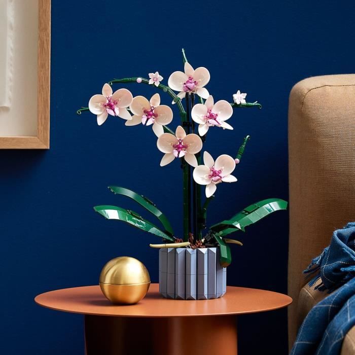 LEGO 10311 The Orchid Plants with Indoor Artificial Flowers for Home Decor, Crafts for Adults