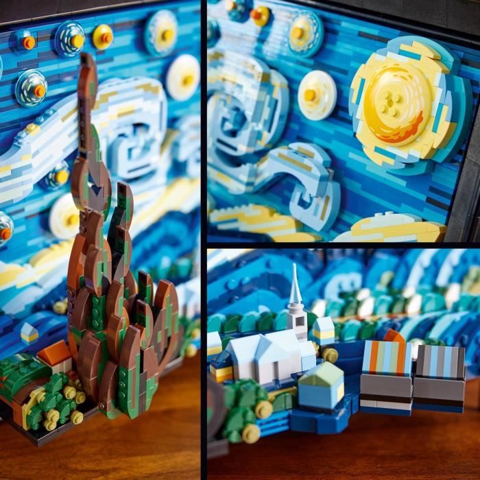 LEGO Ideas 21333 Vincent Van Gogh - The Starry Night Canvas Art Print