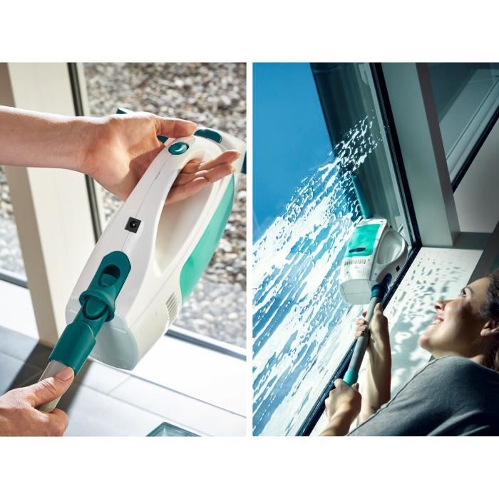 LEIFHEIT 51001 Dry & Clean window cleaner vacuum kit - Built-in handle - 360 ° suction - 28 cm