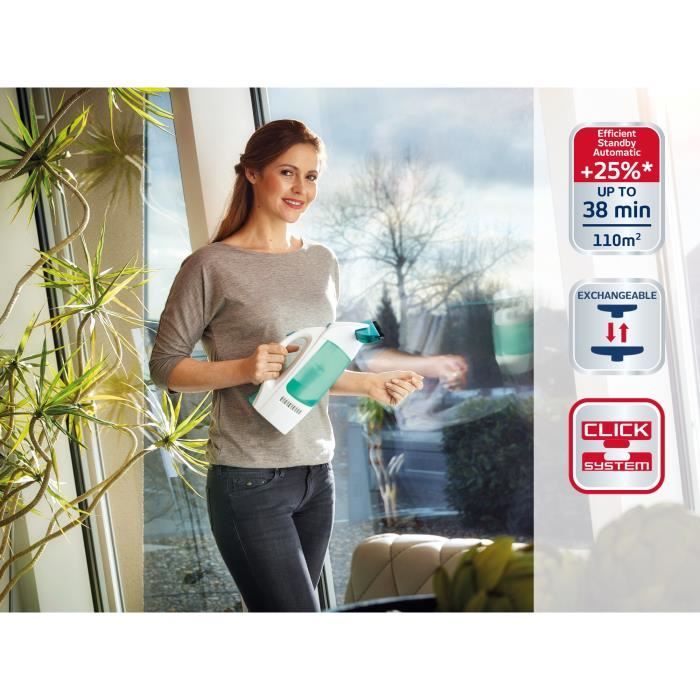 LEIFHEIT 51001 Dry & Clean window cleaner vacuum kit - Built-in handle - 360 ° suction - 28 cm