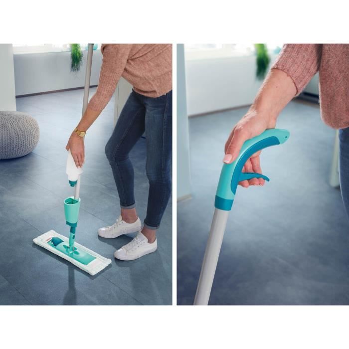 LEIFHEIT Easy Spray XL 56690 - Comfort spray broom with spray tank on the handle