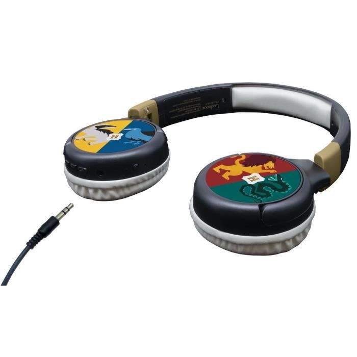 HARRY POTTER - 2 in 1 Bluetooth headphones - Comfortable and foldable wired for children with sound limitation
