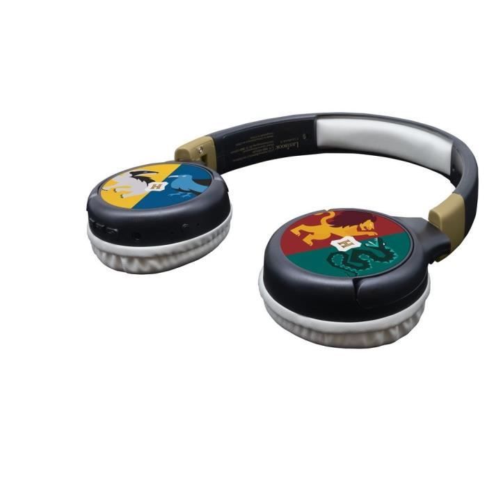 HARRY POTTER - 2 in 1 Bluetooth headphones - Comfortable and foldable wired for children with sound limitation