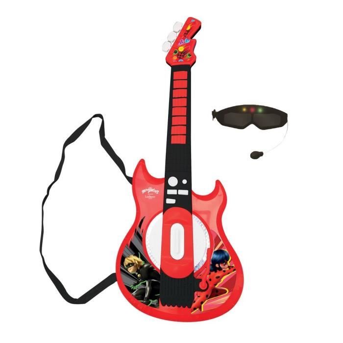 MIRACULOUS - Luminous Electronic Guitar with glasses equipped with a microphone