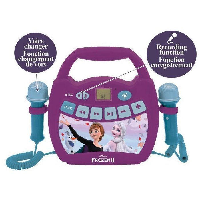 THE SNOW QUEEN - Bluetooth Speaker - Light Effects, Microphones and Rechargeable Battery