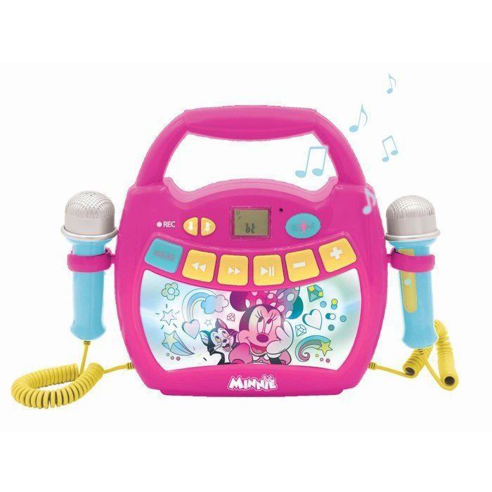 MINNIE MOUSE - Bluetooth Speaker - Light Effects, Microphones and Rechargeable Battery