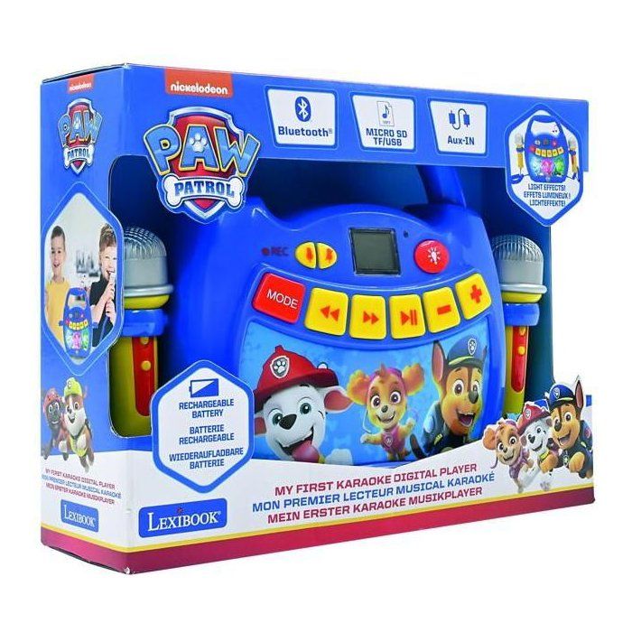 LA PAT 'PATROUILLE - Bluetooth speaker - Light Effects, Microphones and Rechargeable Battery