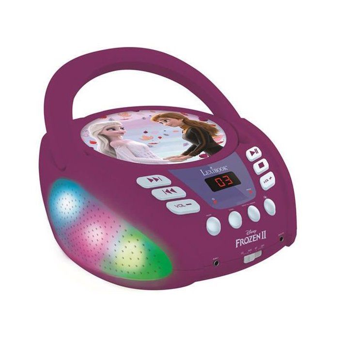Frozen Bluetooth CD Player with Light Effects