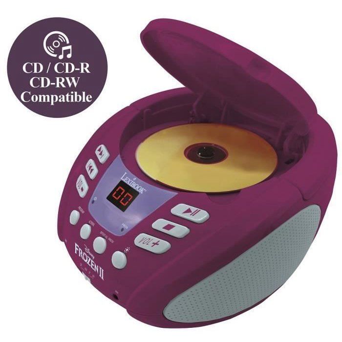 Frozen Bluetooth CD Player with Light Effects