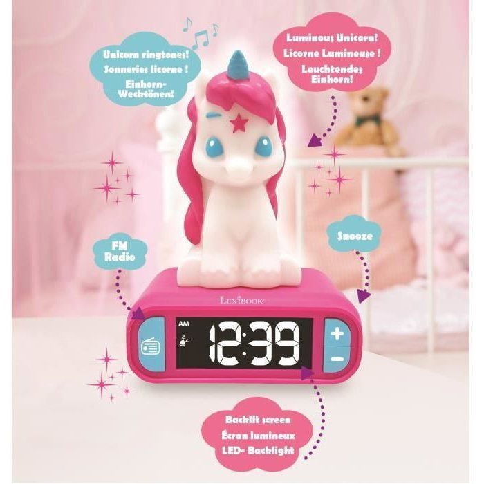 Unicorn Nightlight Alarm Clock