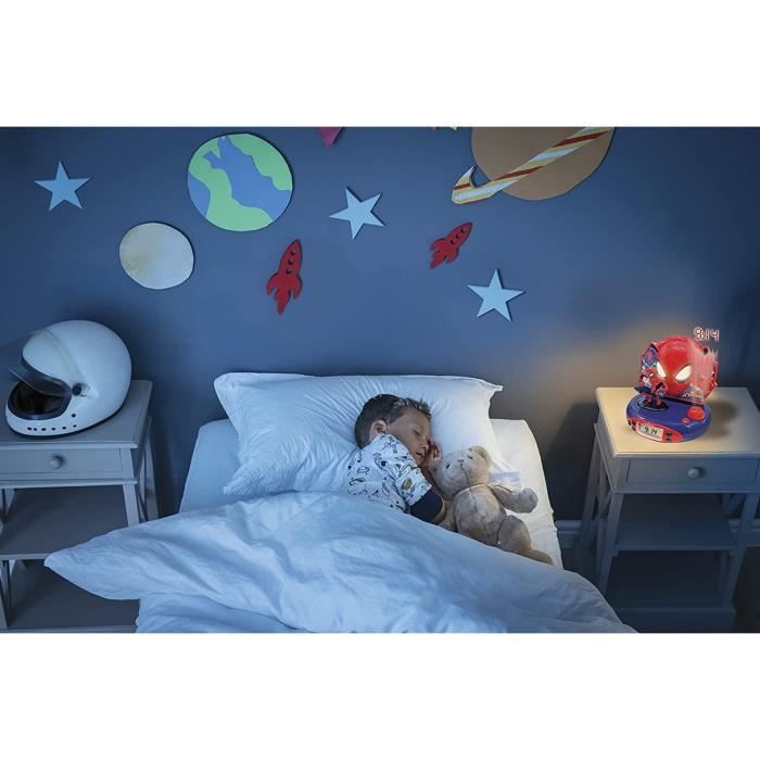 LEXIBOOK - SPIDERMAN - Children's Alarm Clock Radio with Projection Images