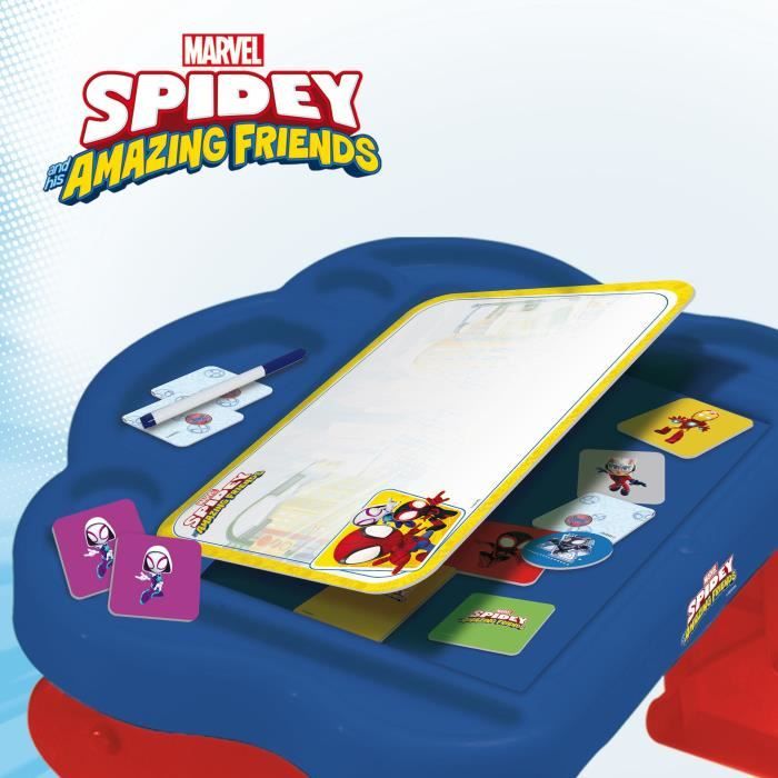 Activity desk with 10 games - Spidey Super desk - Edu games - LISCIANI