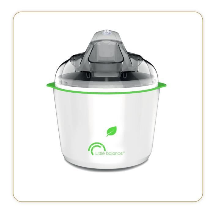 LITTLE BALANCE 8234 Happy Sorbets, Ice Cream Maker, Ice Cream Machine, Sorbets, Ice Cream, 1.5 l