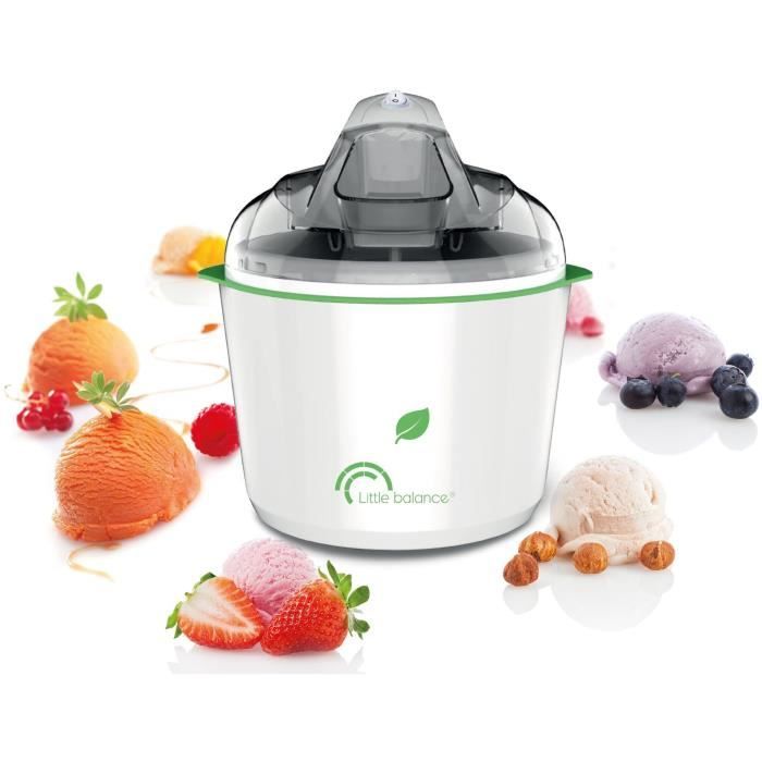 LITTLE BALANCE 8234 Happy Sorbets, Ice Cream Maker, Ice Cream Machine, Sorbets, Ice Cream, 1.5 l