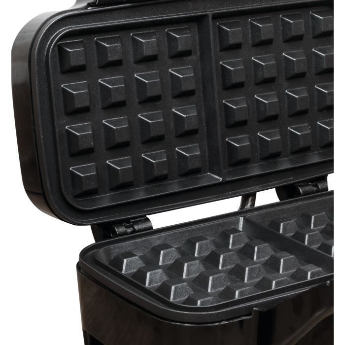 LITTLE BALANCE 8368 Speed'n Mixt 1200, Waffle iron & Grill 2 in 1, 1 waffle plate, 1 interchangeable grill plate, 1200 W, Stainless steel
