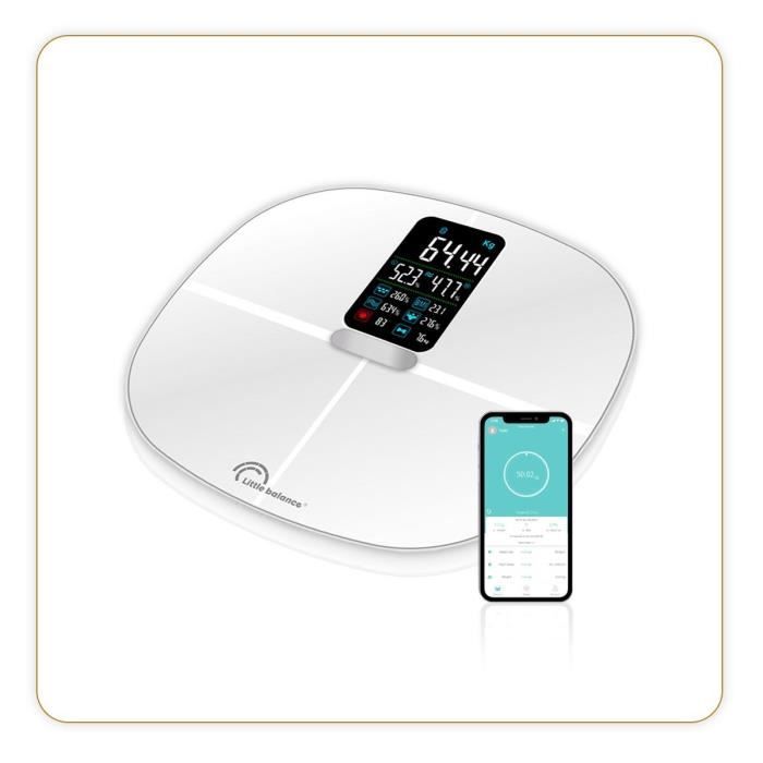 LITTLE BALANCE White connected weight scale 180kg / 100g