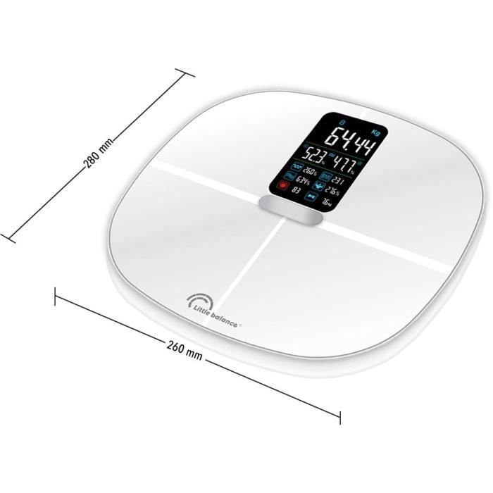 LITTLE BALANCE White connected weight scale 180kg / 100g