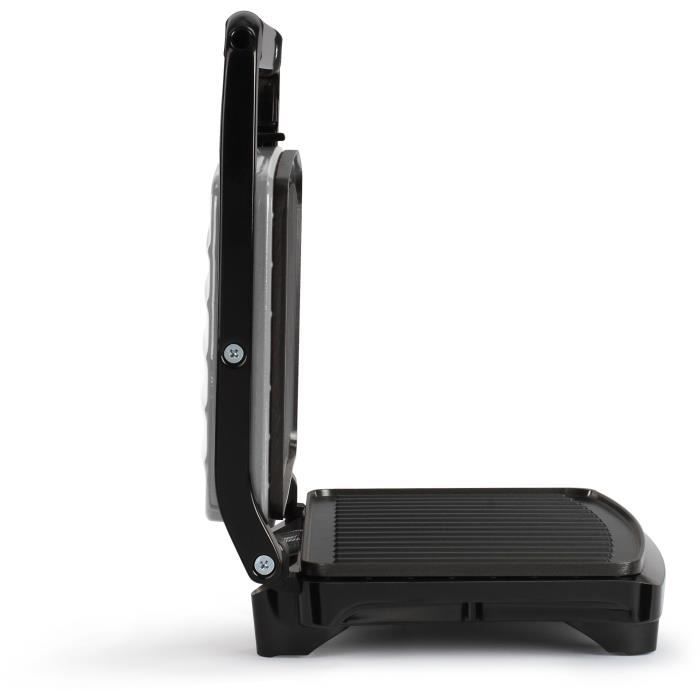 LIVOO DOC232G - Compact grill - 23x15cm - Non-stick coating - Heating indicator light - Adjustable hinge