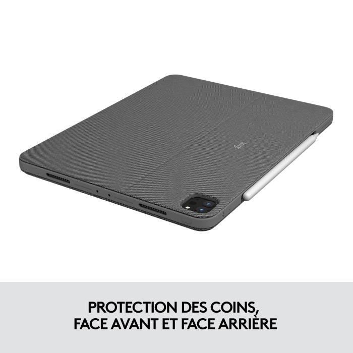 Keyboard and case - Tablet - Logitech - COMBO TOUCH IPAD AIR PRO 12.9 - APPLE