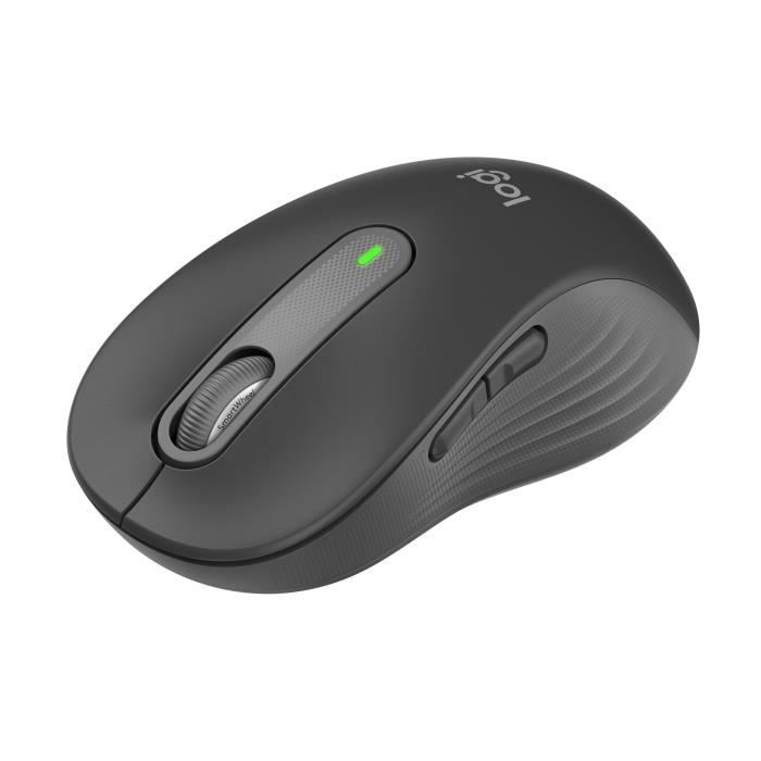 Logitech Signature M650 L Wireless Mouse - Quiet Large Size, Bluetooth, Programmable Buttons - Graphite