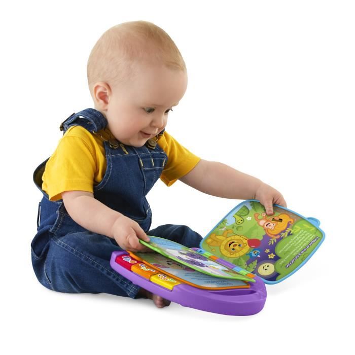 FISHER-PRICE - Interactive Book Nursery Rhymes Puppy - 6 months and +