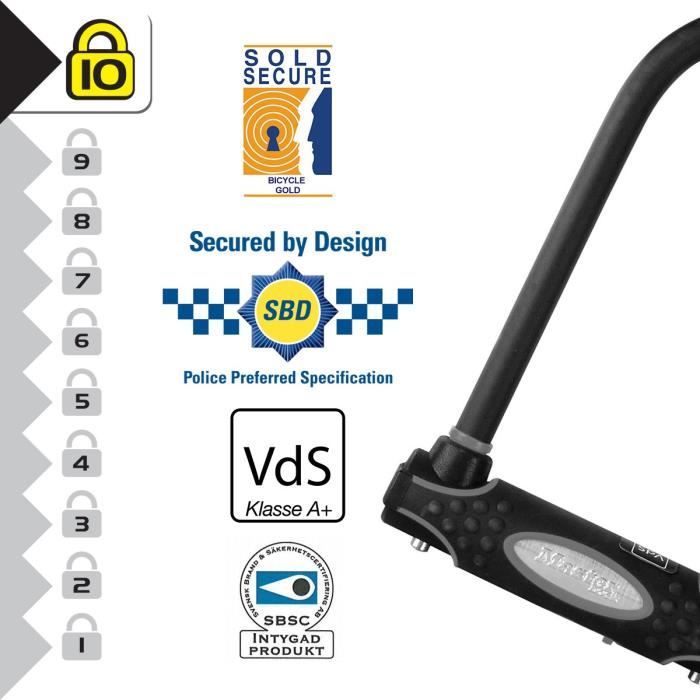 MASTER LOCK Bicycle Lock U - Key - Bikes, Electric Bikes, MTB