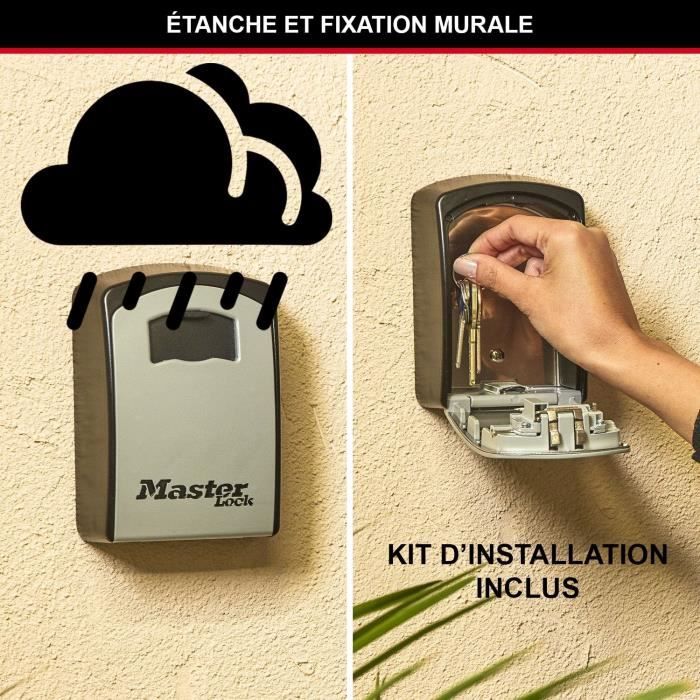 MASTER LOCK Secure Key Box - XL Format - Key Chest - High Capacity Storage