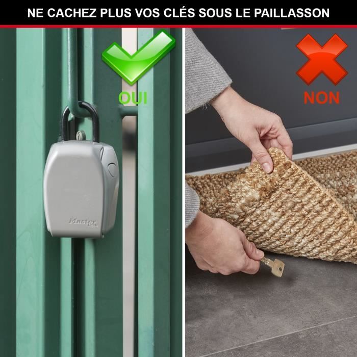 MASTER LOCK Secure key box - L format - Enhanced security - Mini chest with handle