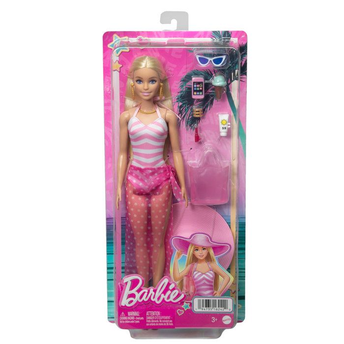 Barbie - Barbie Beach Day Barbie (CP4) - 21a - doll - 3 years old and +
