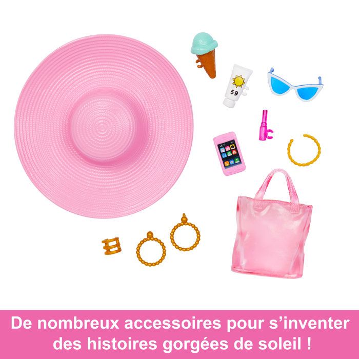 Barbie - Barbie Beach Day Barbie (CP4) - 21a - doll - 3 years old and +