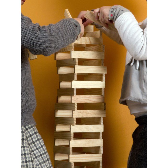 Mécabois Bag of Jutes 400 pieces - Wooden board construction games - sheltered in France