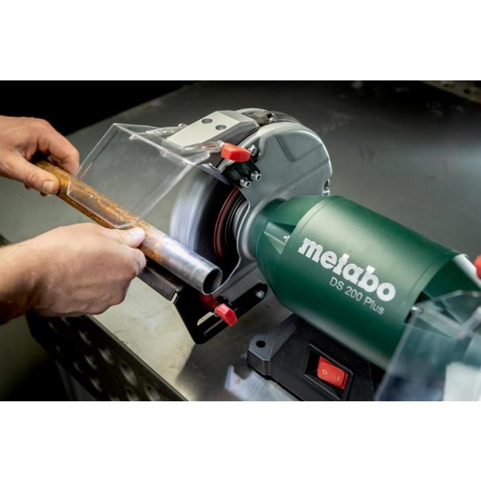Grinding wheel - METABO - DS 200 Plus - Brown corundum grinding wheels - Spark arrester - Workpiece holder
