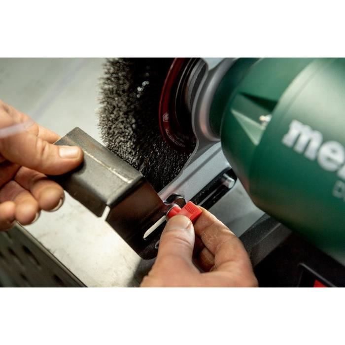Grinding wheel - METABO - DS 200 Plus - Brown corundum grinding wheels - Spark arrester - Workpiece holder