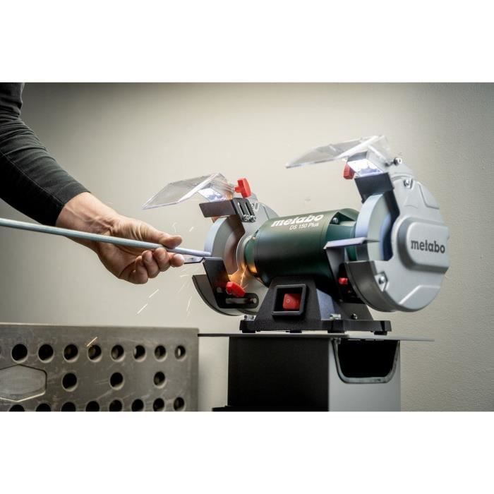 Grinding wheel - METABO - DS 200 Plus - Brown corundum grinding wheels - Spark arrester - Workpiece holder